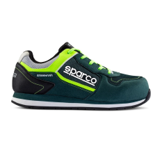 Sparco safety Sparco Gymkhana Seb S1P Munkavédelmi Cipő Sötétzöld/Lime - 41