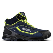 Sparco safety Sparco Indy-H Richmond S3S ESD munkavédelmi bakancs Sötétkék/Sárga - 46 munkavédelmi cipő