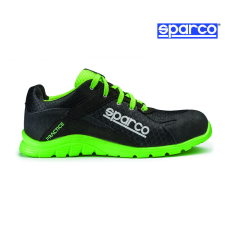 Sparco safety Sparco Practice S1P munkavédelmi cipő Fekete-Fluozöld - 41 munkavédelmi cipő