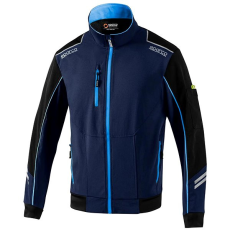 SPARCO technikai softshell könnyű dzseki, kék-sötétkék, L méret