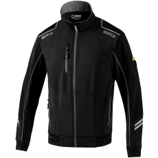 SPARCO technikai softshell könnyű kabát, fekete-szürke, M méret