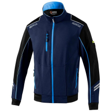 SPARCO technikai softshell könnyű kabát, kék-sötétkék, XL méret munkaruha