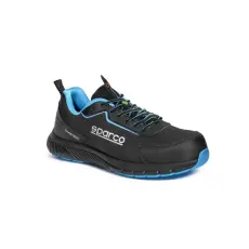  SPARCO TRACTION TAKUMA ESD S3S SR FO HRO SC nubuk védőcipő fekete-kék -42