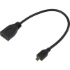 SpeaKa Professional HDMI Átalakító [1x HDMI dugó, D mikro - 1x HDMI alj] Fekete Aranyozatt érintkező (SP-7870588)