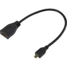 SpeaKa Professional HDMI Átalakító [1x HDMI dugó, D mikro - 1x HDMI alj] Fekete Aranyozatt érintkező (SP-7870588) kábel és adapter