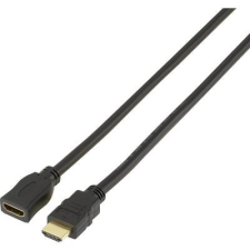 SpeaKa Professional HDMI Hosszabbítókábel [1x HDMI dugó - 1x HDMI alj] 1.00 m Fekete kábel és adapter