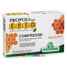 Specchiasol Propolisz szopogatós 20 db tabletta, Mézes-mentás ízesítéssel, cinkkel. Propoli Plus EPID® szabadalommal védett propolisz kivonattal - Specchiasol vitamin és táplálékkiegészítő