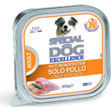 Special Dog Excellence Paté MONOPROTEIN Adult 100% Csirke 300 g kutyaeledel