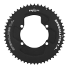 SPECIALITES TA lánctányér országúti kerékpárhoz, Ø 110 mm, 4 kar, Shimano Ultegra R8000/6800 kompatibilis, 54 fog, 11 sebességes, fekete (105 5800+R7000, Dura Ace 9000+9100 kompatibilis, csavar készlet külön rendelhető) SPECIALITES TA Bicikli alkatrészek Kerékpár alkatrészek Kerékpár lánctányérok