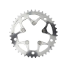 SPECIALITES TA lánctányér országúti kerékpárhoz, 5 kar, 39T, 130 mm, középső, alumínium, ezüst, 7075 TA ALIZE, Shimano típus, 8-9-10 sebesség SPECIALITES TA Bicikli alkatrészek Kerékpár alkatrészek Kerékpár lánctányérok