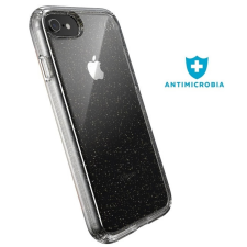 SPECK Presidio Clear + Glitter Case iPhone SE(2020)/8/7 átlátszó-arany glitter tok és táska