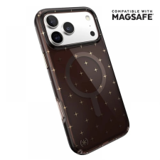 SPECK Presidio Lux Glitter MagSafe iPhone 17 Pro Max fekete-átlátszó tok és táska