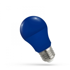 spectrumLED E27 LED kisgömb „izzó&quot; 4.9W Kék izzó