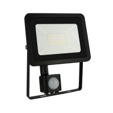 spectrumLED Fekete mozgásérzékelős LED reflektor 30W 1750lm Természetes fehér világítás