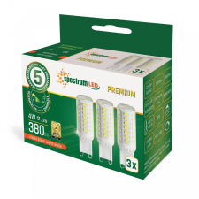 spectrumLED G9 LED kapszula 4W 380lm Meleg fehér izzó