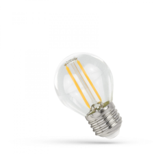 spectrumLED LED gömb G45 E-27 230V 1W COG NW Áttetsző SPECTRUM izzó