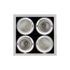 spectrumLED MODERN-DAY 4x1LED COB CITIZEN 40st 230V 4x27W IP20 WW DOWNLIGHT square
