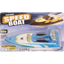  Speed Boat elemes motorcsónak - 30 cm (90988) autópálya és játékautó