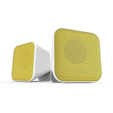 Speedlink Hangszóró, 2.0, sztereó, 6W, USB, SPEEDLINK &quot;Snappy&quot;, fehér és sárga hangszóró