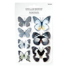 Spellbinders Moonlight 3D Pillangó matrica Butterflies Stickers (7 db) matrica