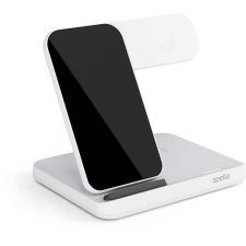 SPELLO by Epico 3in1 Samsung vezeték nélküli töltőállvány - fehér (9915101100159) mobiltelefon kellék