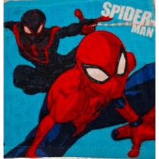 Spiderman, Pókember Kéztörlő arctörlő, törölköző 30x30cm kék babatörülköző, kifogó