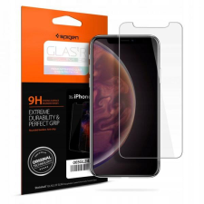 Spigen 063GL24514 Apple iPhone 11 Pro / X / XS Spigen GlastR Slim HD edzett üveg képernyővédő fólia, átlátszó mobiltelefon kellék