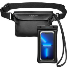 Spigen A621 univerzális fekete vízálló övtáska + okostelefon tok tok és táska