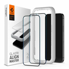 Spigen AGL01792 Spigen AlignMaster Apple iPhone 12 Pro Max edzett üveg kijelzővédő (2db) (AGL01792) mobiltelefon kellék