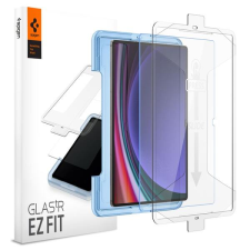 Spigen AGL06998 Samsung Galaxy Tab S9 Ultra Spigen GlastR EZ Fit edzett üveg képernyővédő fólia, felhelyezést segítő kerettel, átlátszó tablet kellék