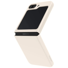 Spigen AirSkin Samsung Galaxy Z Flip 5 tok Pearled Ivory - bézsszínű (ACS06231) tok és táska