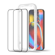 Spigen AlignMaster Glas.tR Apple iPhone 13/13 Pro Tempered kijelzővédő fólia (2db) mobiltelefon kellék