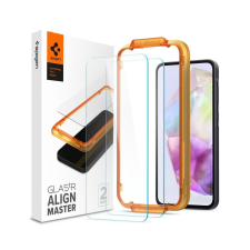 Spigen AlignMaster GLAS.tR Slim Samsung Galaxy A35 5G kijelzővédő (AGL07772) mobiltelefon kellék