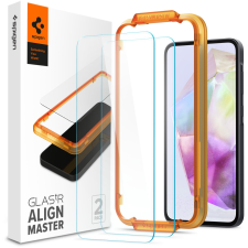 Spigen AlignMaster GLAS.tR Slim Samsung Galaxy A35 5G kijelzővédő (AGL07772) (AGL07772) mobiltelefon kellék