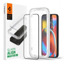 Spigen Alm Full Cover üvegfólia iPhone 13 Pro Max mobiltelefon kellék