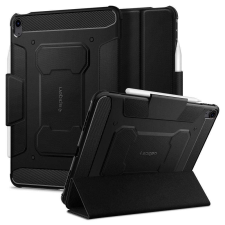 Spigen Apple iPad Air 2020 (iPad 4) Spigen Rugged Armor Pro ütésálló szilikon tablet tok, Fekete tablet tok