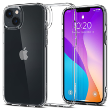 Spigen Apple iPhone 14 Plus, Műanyag hátlap védőtok + szilikon keret, Spigen Ultra Hybrid, átlátszó tok és táska