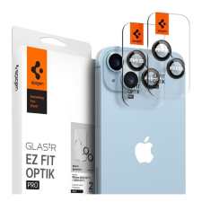 Spigen Apple iPhone 14 Plus optik pro kameravédő üveg 2db (9h) fekete mobiltelefon kellék