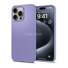 Spigen Apple iPhone 15 Pro Max, Műanyag hátlap védőtok, Spigen Thin Fit, lila tok és táska