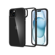 Spigen Apple iPhone 15 ütésálló hátlap - Spigen Ultra Hybrid - fekete/átlátszó tok és táska