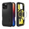 Spigen Apple iPhone 16 Pro Max tough armor mag műanyag telefonvédő (ütésállóság, magsafe) fekete