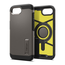 Spigen Apple iPhone 16e tough armor mag műanyag telefonvédő (ütésállóság, magsafe) sötétszürke mobiltelefon kellék