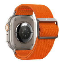 Spigen Apple Watch Series 9 45mm fit lite pótszíj (egyedi méret, textil, állítható) narancssárga okosóra kellék
