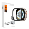 Spigen Apple Watch Ultra 49mm tr slim pro kijelzővédő üveg (fém keret, 9h) fekete