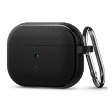 Spigen Caseology Vault AirPods 4 tok, Matte Black, fekete fülhallgató, fejhallgató tok