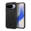 Spigen CORE ARMOR MAG szilikon telefonvédő (ütésállóság, kameravédő, érdes felület, MagSafe) FEKETE Google Pixel 10 Pro XL
