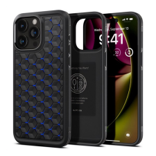 Spigen cryo armor szilikon telefonvéd&#337; (ütésállóság, légpárnás sarok, hatszög) sötétkék acs06603 tok és táska