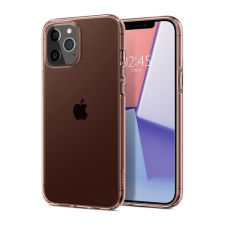 Spigen Crystal Flex Apple iPhone 12 Pro Max tok, Rose Crystal, rózsaszín-átlátszó tok és táska