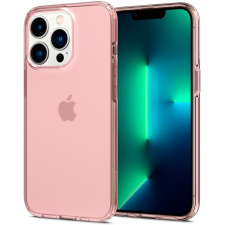 Spigen Crystal Flex Apple iPhone 13 Pro Max Tok - Rózsaszín/Átlátszó tok és táska