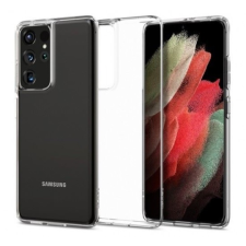 Spigen Crystal Flex Samsung (G998) Galaxy S21 Ultra Crystal Clear tok átlátszó (ACS02378) tok és táska